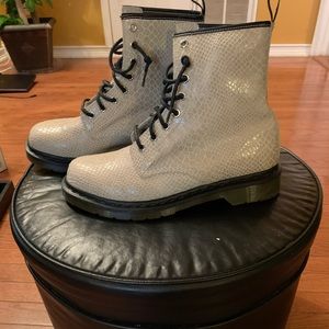 RARE Snakeskin Doc Martens